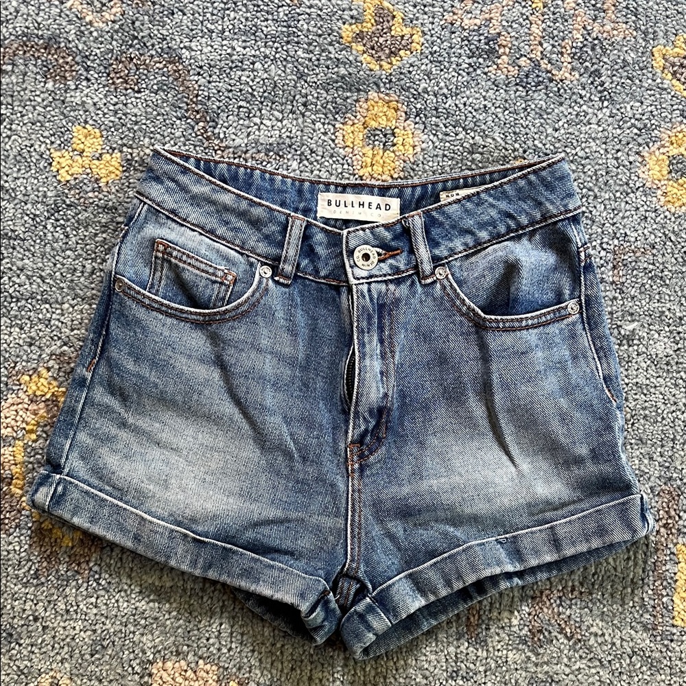 Bullhead Women's Classic Blue Jean Shorts